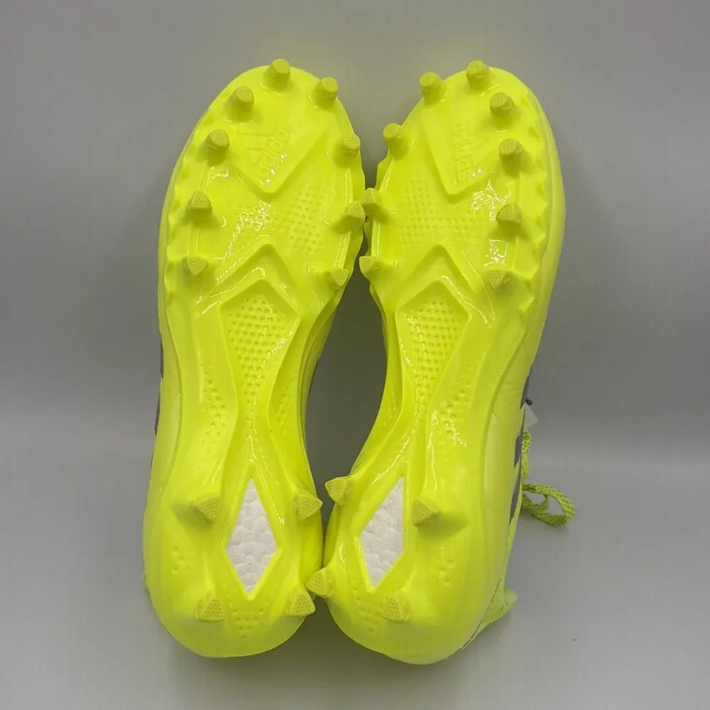 Men's Adidas UltraBoost Football Cleats Solar Yellow JP7413 Size 11.5 NEW